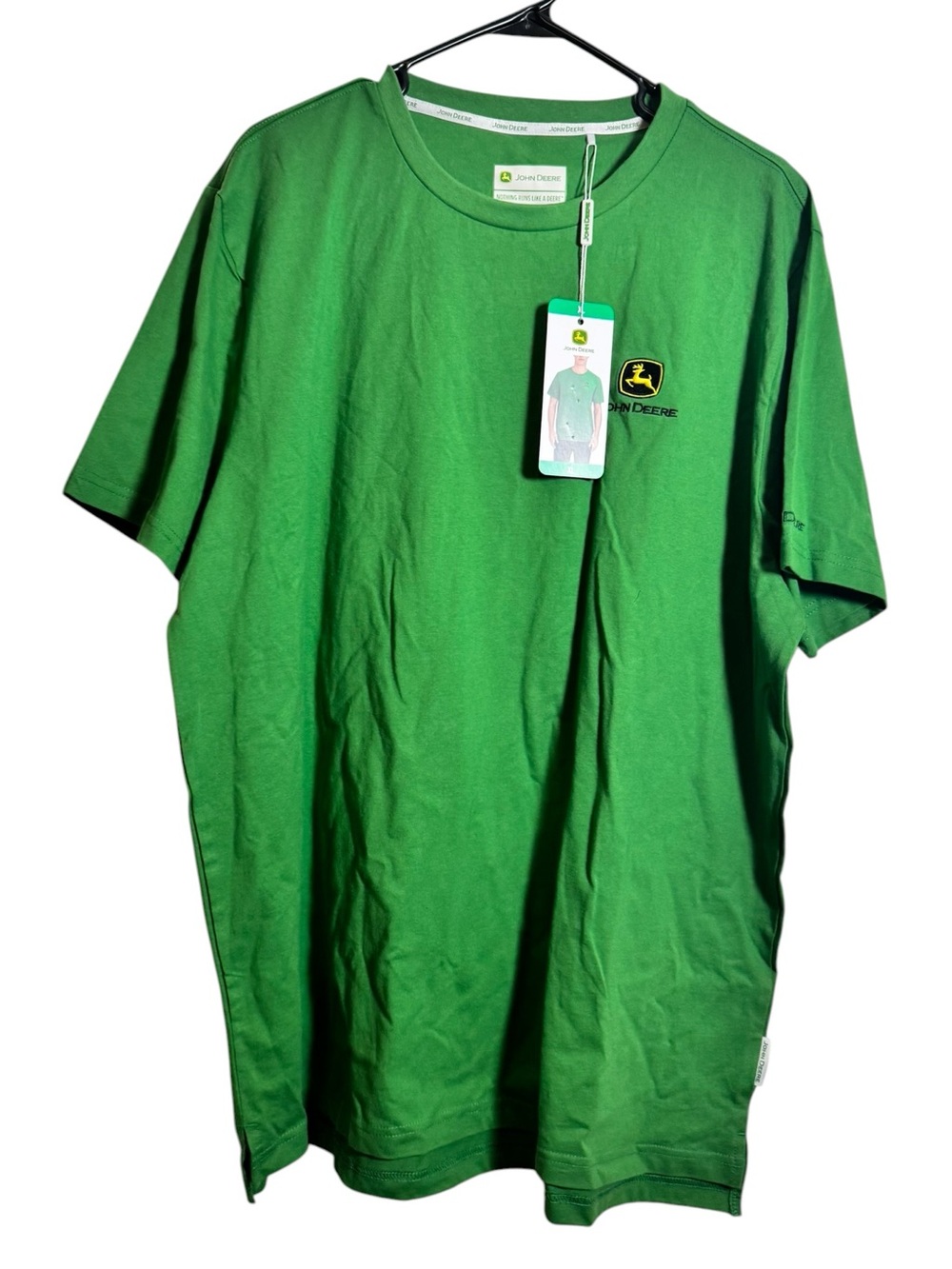John Deere Green Short-Sleeve Logo Tee sz XL